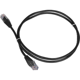  Патч-корд TWT (TWT-45-45-5.0-BK) TWT UTP кат.5e, с заливными колпачками, 5.0 м, черный 