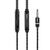  Проводные наушники с микрофоном вкладыши Hoco M18 Goss metal universal, 3.5 Jack (black) 