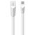  Кабель USB HOCO X4 Zinc Alloy USB - MicroUSB, 2.4А, 1.2 м, белый 