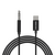  Аудиокабель AUX 3.5mm 2м More choice UK22a (Black) 