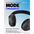 Блютуз  наушники  Perfeo  полноразмерные с микрофоном MODE черные MP3 плеер, FM, AUX 