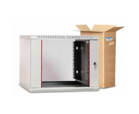  CMO ШРН-Э-18.650 18U Шкаф телекоммуникационный настенный 18U (600х650) дверь стекло 