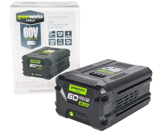  Аккумулятор GreenWorks G60B2 2А.ч (2918307) 