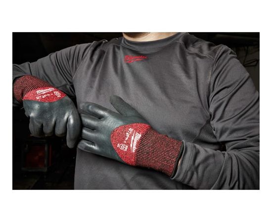  Перчатки Milwaukee 4932471349 зимние с защитой от порезов уровень 3 размер 10 (XL) 