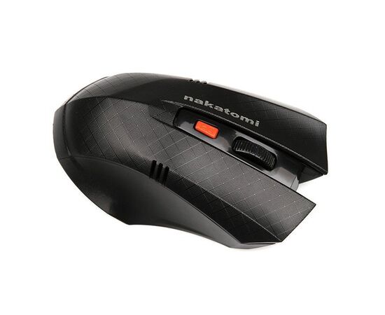  Мышь оптическая беспроводная Nakatomi Navigator MRON-04U (black) 