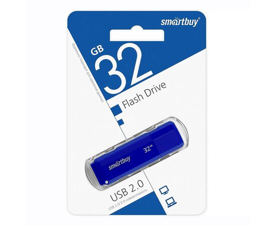  Флэш накопитель USB 32 Гб Smart Buy Dock (blue) 