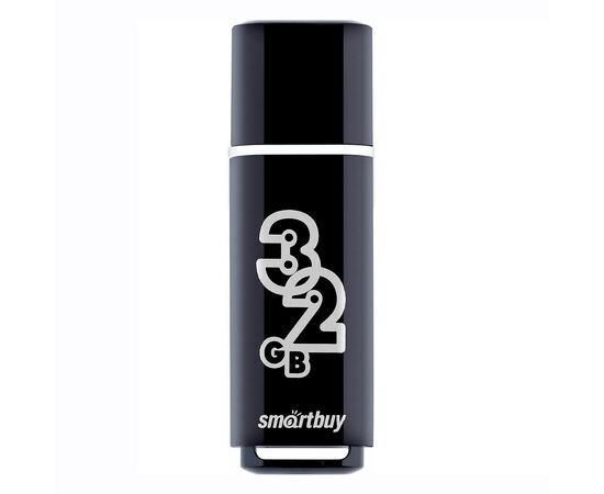  Флэш накопитель USB 32 Гб Smart Buy Glossy (black) 