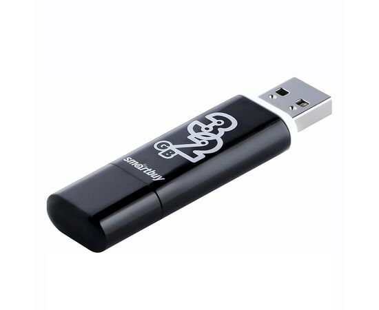  Флэш накопитель USB 32 Гб Smart Buy Glossy (black) 