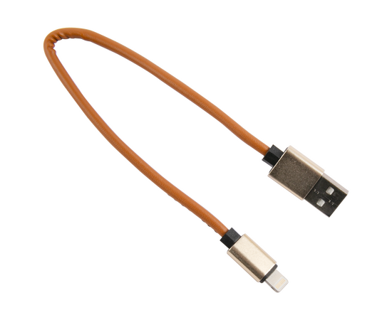  Кабель-брелок MB Mobility USB – Lightning, 25 см, коричневый 