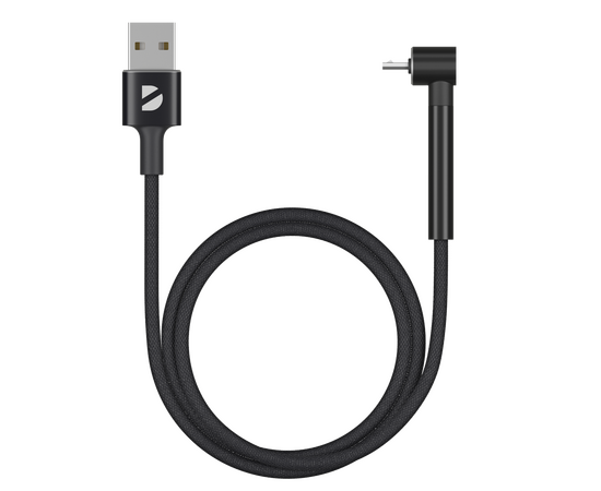  Дата-кабель Stand USB - micro USB, подставка, алюминий, 1м, черный, DEPPA, 72296 