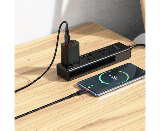  Кабель USB - Type-C Hoco X59 Victory 100см 3A (black) (202529) 