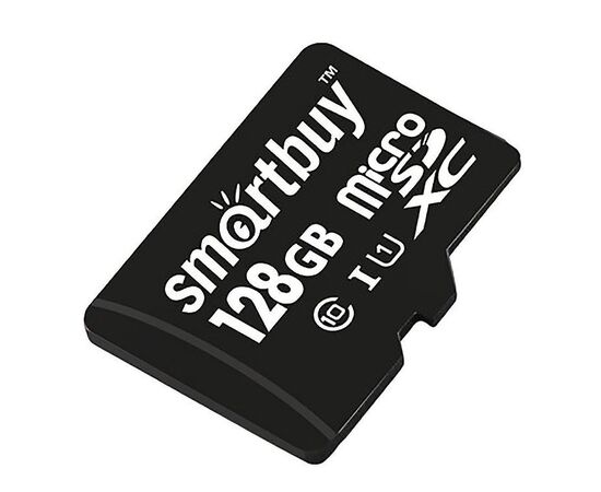 Карта флэш-памяти MicroSD 128 Гб Smart Buy без SD адаптера (class 10) 