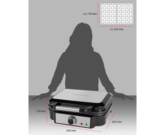  Вафельница Profi Cook PC-WA 1240 inox 