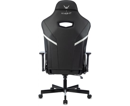  Кресло Knight Thunder 5X B игровое черный эко.кожа крестов. металл 