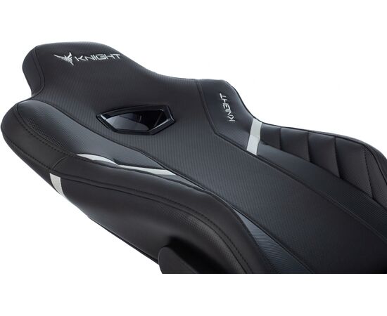  Кресло Knight Thunder 5X B игровое черный эко.кожа крестов. металл 