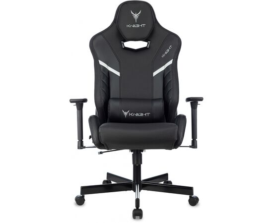  Кресло Knight Thunder 5X B игровое черный эко.кожа крестов. металл 