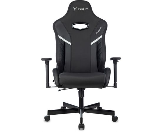  Кресло Knight Thunder 5X B игровое черный эко.кожа крестов. металл 