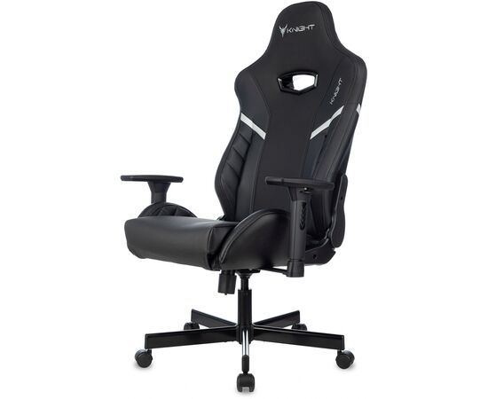  Кресло Knight Thunder 5X B игровое черный эко.кожа крестов. металл 