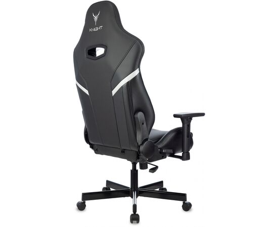  Кресло Knight Thunder 5X B игровое черный эко.кожа крестов. металл 