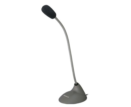  Микрофон Defender MIC-111 конденсаторный, настольный (grey)(133947) 