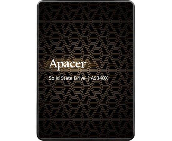  SSD 2.5" 120GB SATA3 Apacer PANTHER AS340 (AP120GAS340XC-1) (550/500, IOPS 38/75K, MTBF 1.5M, 3D TLC, 70TBW, 0,53DWPD, RTL) 