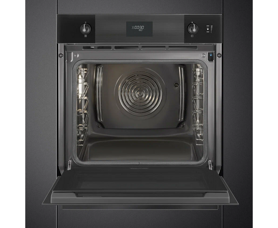  Духовой шкаф SMEG SO6101S2B3 Linea многофункциональный комбинированный с паром, 60см, 11 функций, стекло Deep Black чёрное 
