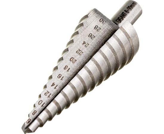  Сверло ступенчатое Gigant GSD 11055 6-30 мм; шаг 2 мм 