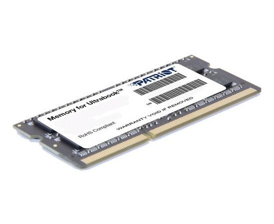  RAM SO-DIMM 4GB DDR3-1600 PC3-12800 Patriot, CL11, LV 1.35V, retail (PSD34G1600L81S) 