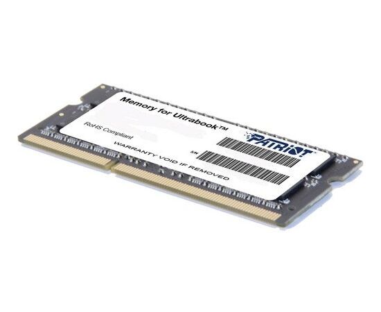  RAM SO-DIMM 4GB DDR3-1600 PC3-12800 Patriot, CL11, LV 1.35V, retail (PSD34G1600L81S) 