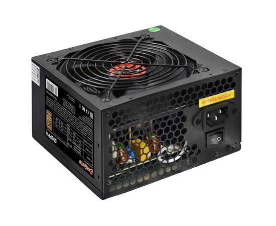  Блок питания ExeGate 500PPH-OEM EX280577RUS-OEM 500W, 80+Bronze, ATX, black, APFC, 12cm, 24p, (4+4)p, 5*SATA, 3*IDE 