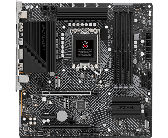  Материнская плата Asrock Z790M PG Lightning/D4 