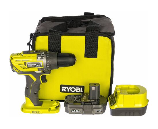  Дрель-шуруповерт Ryobi One+ R18DD3-120S Li-Ion компактн. (5133003347) 