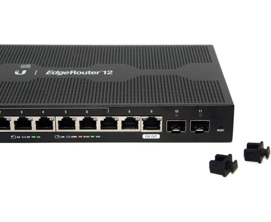  Роутер Ubiquiti ER-12-EU черный <ER-12-EU> 