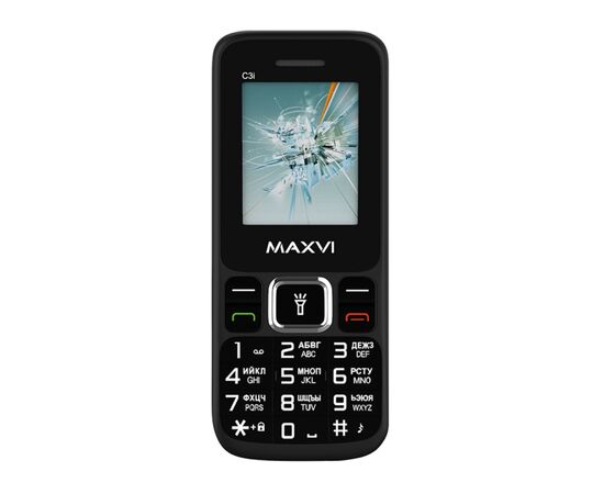  Мобильный телефон Maxvi C3i Black без З/У 