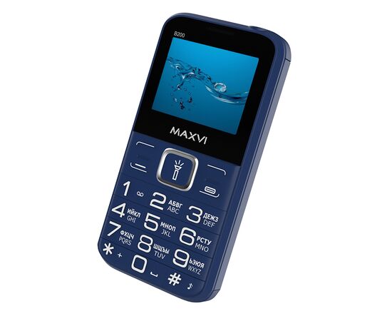  Мобильный телефон MAXVI B200 blue 