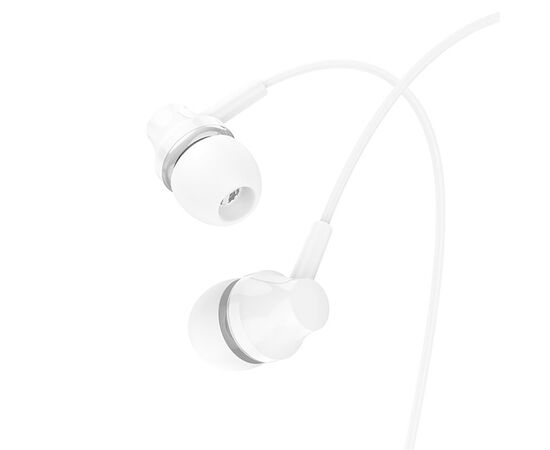  Проводные наушники с микрофоном внутриканальные Borofone BM74 Jack 3,5  (white) (217921) 
