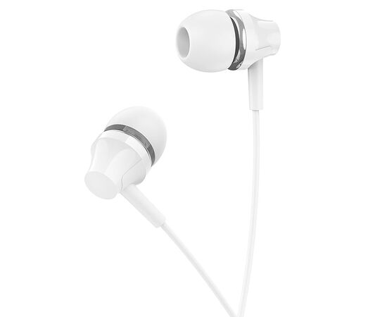  Проводные наушники с микрофоном внутриканальные Borofone BM74 Jack 3,5  (white) (217921) 