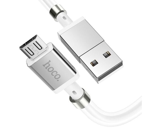  Кабель USB HOCO U91 Magic USB - MicroUSB, 2.4А, 1 м, белый 