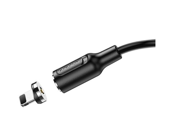  Кабель USB BOROFONE BX41 Amiable USB - Lightning магнитный, 2.4А, 1 м, черный 