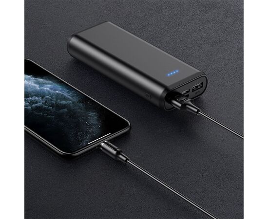  Кабель USB BOROFONE BX41 Amiable USB - Lightning магнитный, 2.4А, 1 м, черный 