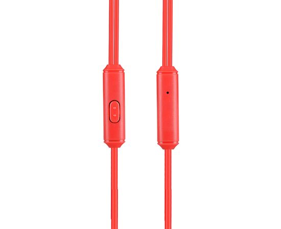  Проводные наушники HOCO M14 Inital, Jack 3.5mm, 1.2 м, красный 