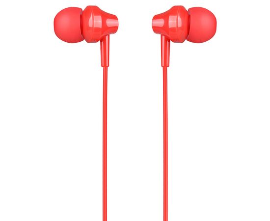  Проводные наушники HOCO M14 Inital, Jack 3.5mm, 1.2 м, красный 