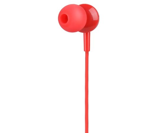  Проводные наушники HOCO M14 Inital, Jack 3.5mm, 1.2 м, красный 