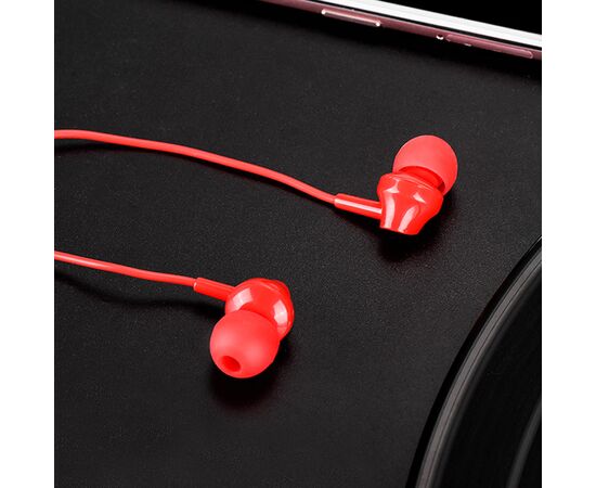  Проводные наушники HOCO M14 Inital, Jack 3.5mm, 1.2 м, красный 