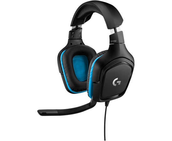  Гарнитура игровая LOGITECH G432 (981-000770) проводная черный 