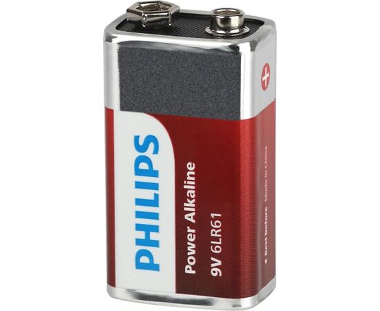  Элемент питания PHILIPS Power 6LR61/9V 1BL  (1/12/24/6240) 