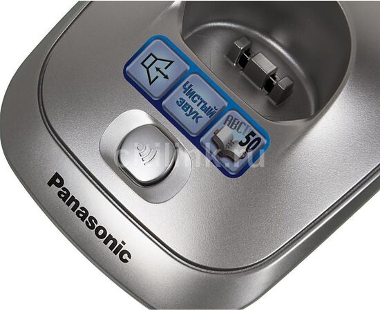  Радиотелефон Dect Panasonic KX-TG2511RUN платиновый/черный АОН 