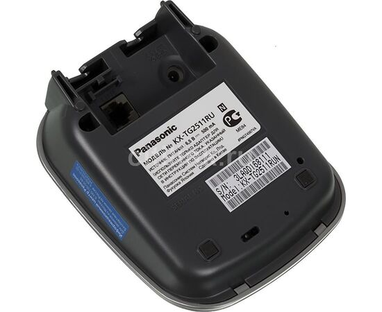  Радиотелефон Dect Panasonic KX-TG2511RUN платиновый/черный АОН 