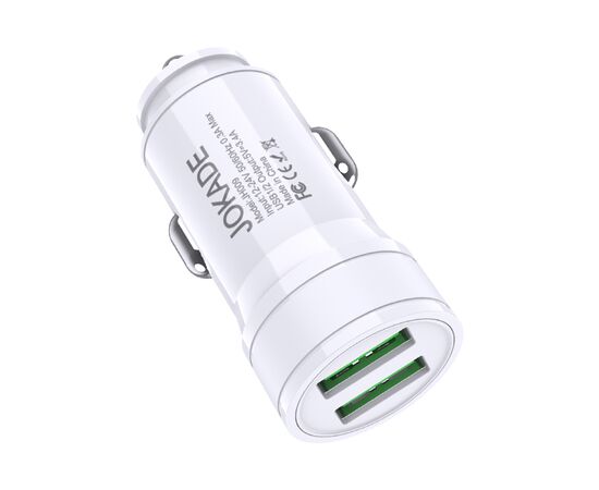 Автомобильное зарядное устройство Jokade JH009 (white) 