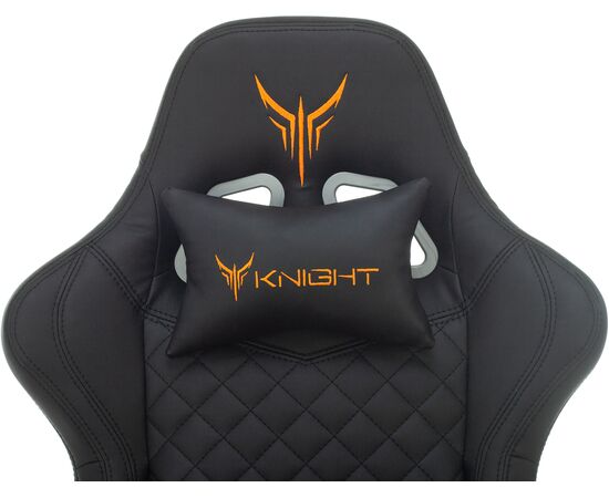 Кресло Knight Armor B эко.кожа черный ромбик 
